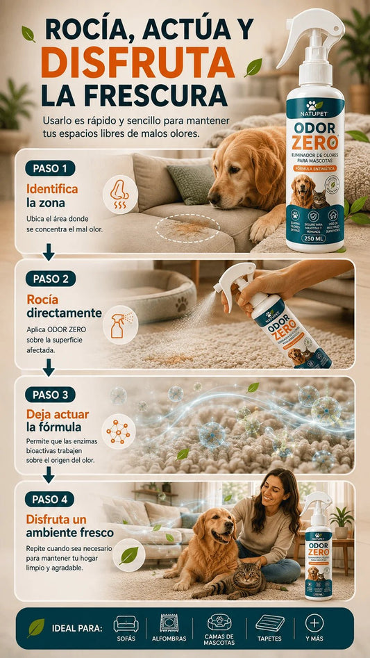 Eliminador De Olores Para Mascotas 250Ml