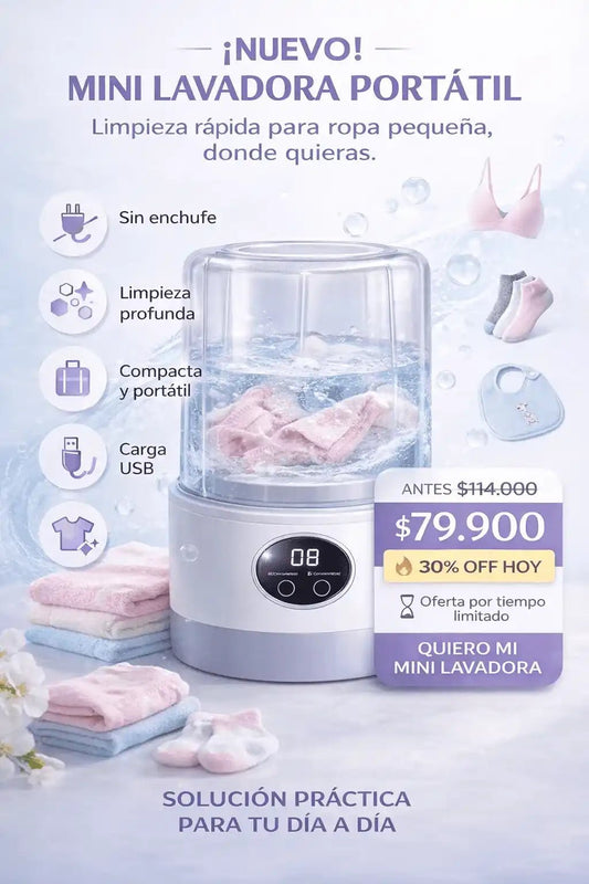 MINI LAVADORA PORTATIL