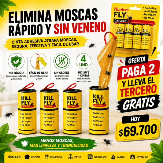 trampa atrapa moscas